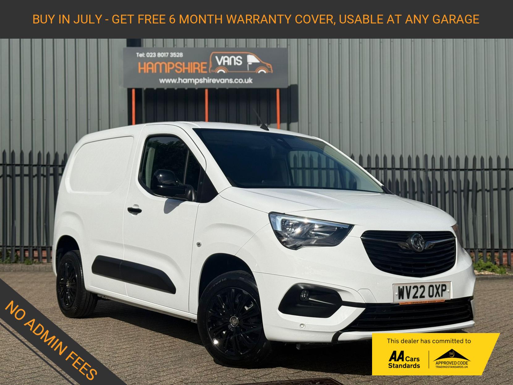 Vauxhall Combo 1.5 Turbo D 2300 Sportive Panel Van 4dr Diesel Manual L1 H1 Euro 6 (100 ps)
