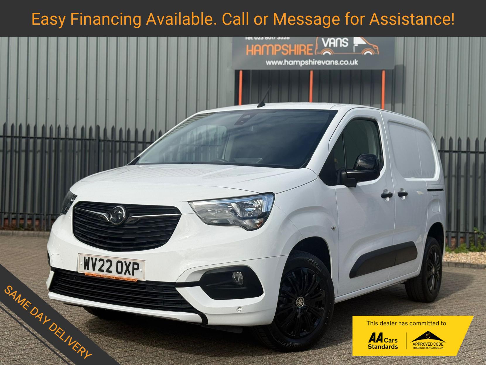 Vauxhall Combo 1.5 Turbo D 2300 Sportive Panel Van 4dr Diesel Manual L1 H1 Euro 6 (100 ps)