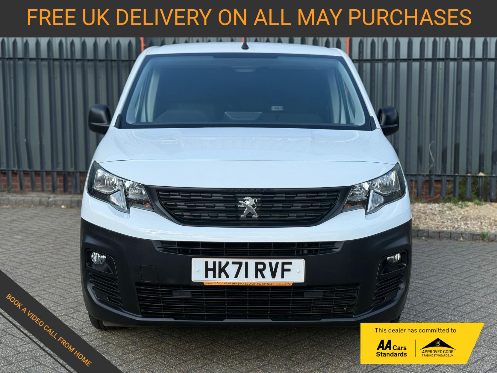 Peugeot Partner 1.5 BlueHDi 650 Professional Premium Standard Panel Van 5dr Diesel Manual SWB Euro 6 (75 bhp)