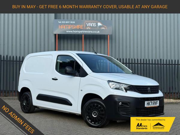 Peugeot Partner 1.5 BlueHDi 650 Professional Premium Standard Panel Van 5dr Diesel Manual SWB Euro 6 (75 bhp)