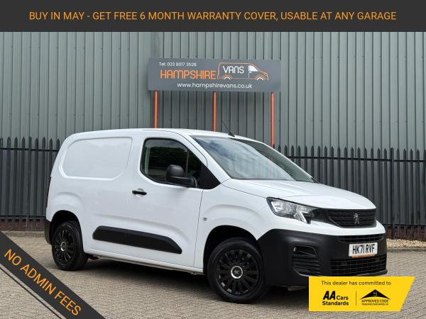 Peugeot Partner 1.5 BlueHDi 650 Professional Premium Standard Panel Van 5dr Diesel Manual SWB Euro 6 (75 bhp)