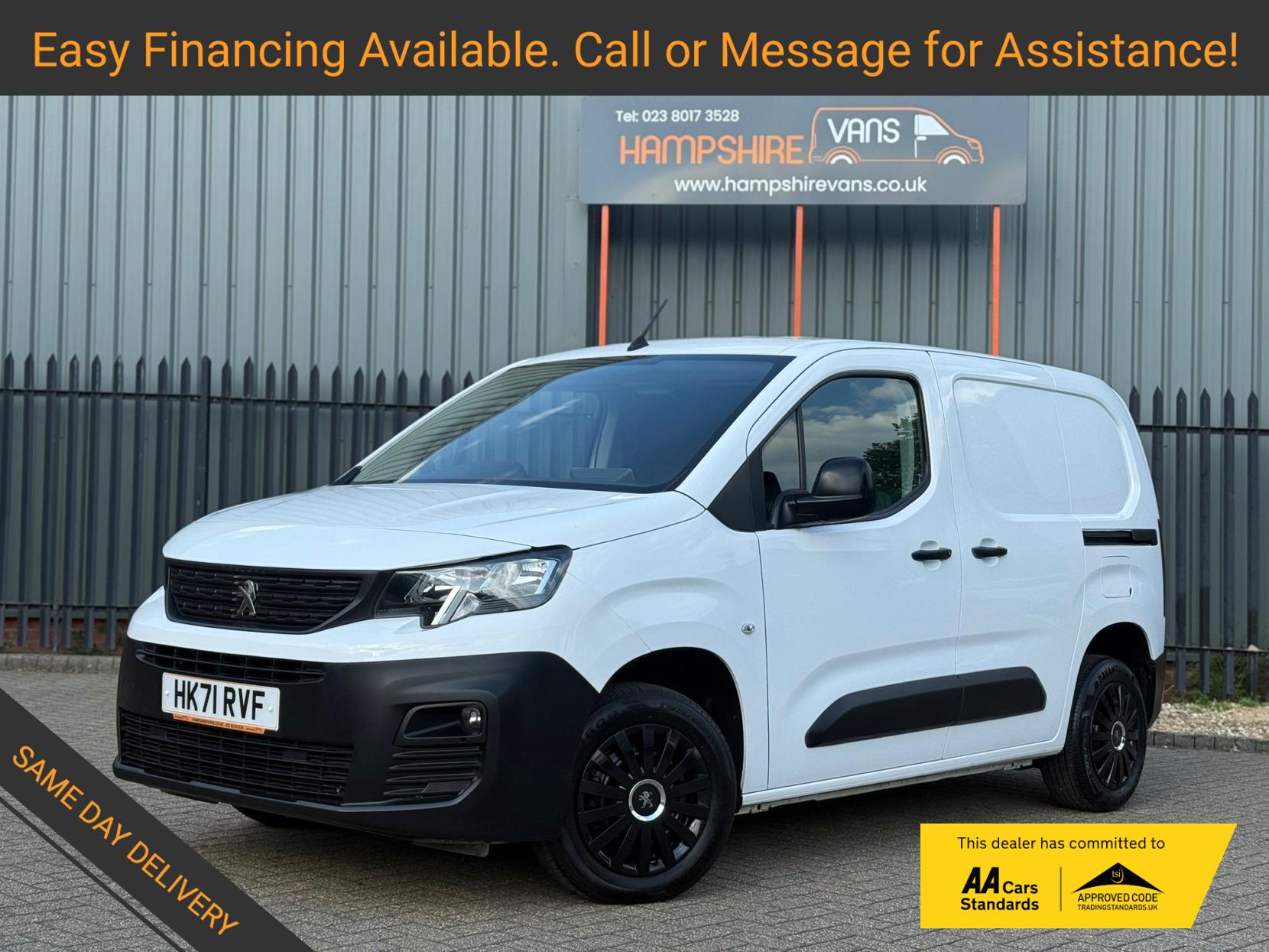 Peugeot Partner 1.5 BlueHDi 650 Professional Premium Standard Panel Van 5dr Diesel Manual SWB Euro 6 (75 bhp)