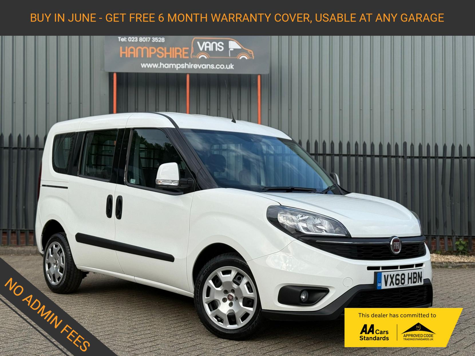 Fiat Doblo 1.3 MultiJetII SX Combi Van Double Cab 6dr Diesel Manual L1 H1 Euro 6 (95 bhp)