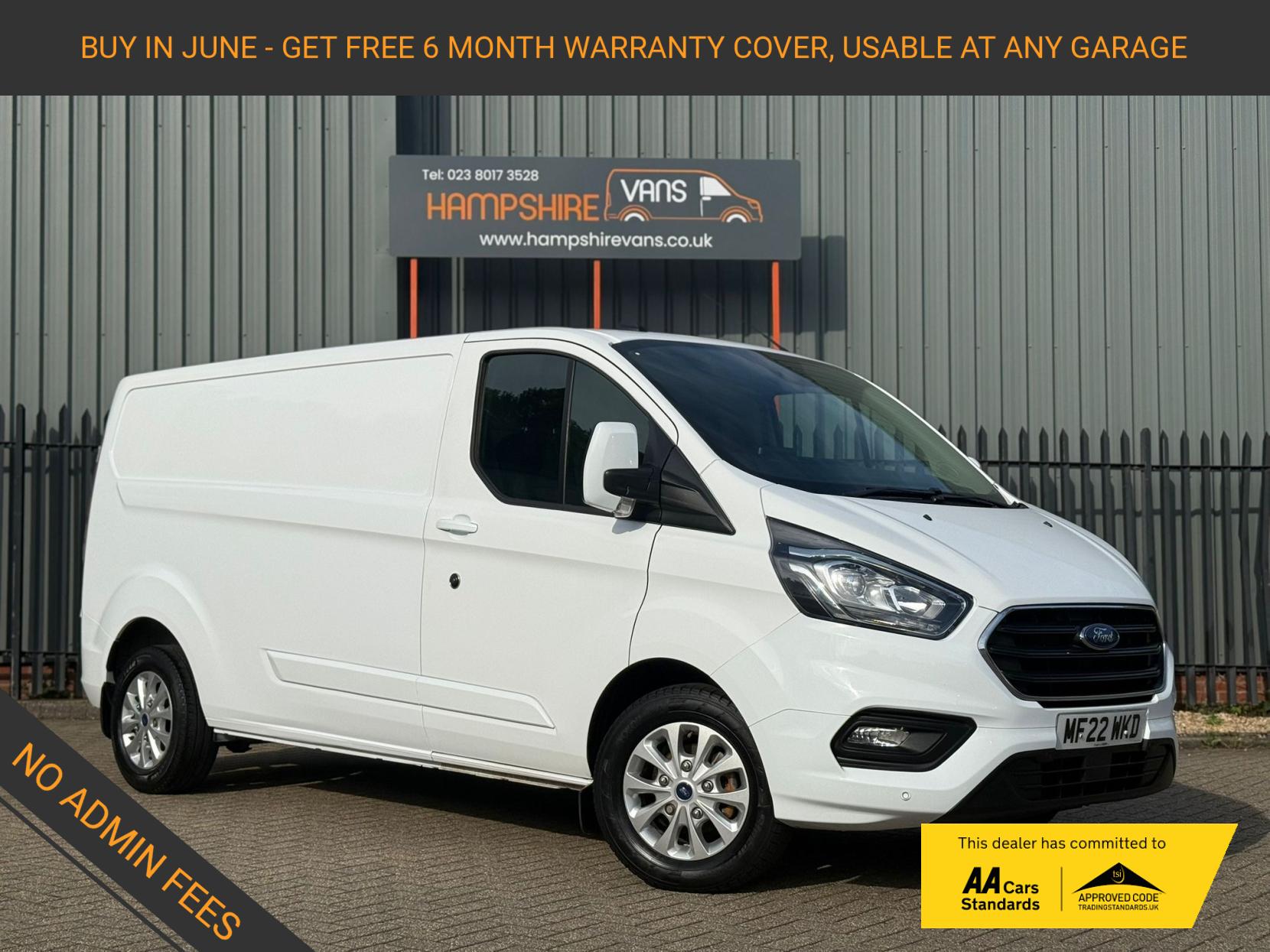 Ford Transit Custom 2.0 300 EcoBlue Limited Panel Van 5dr Diesel Manual L2 H1 Euro 6 (s/s) (130 ps)