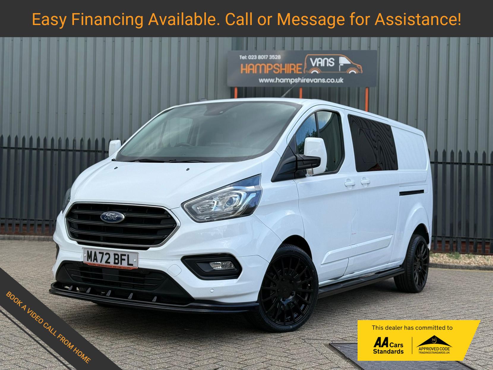2022 Ford Transit Custom 2.0 300 EcoBlue Limited Crew Van Double Cab 5dr Diesel Manual L2 H1 Euro 6 (s/s) (130 ps) - Thumbnail 2