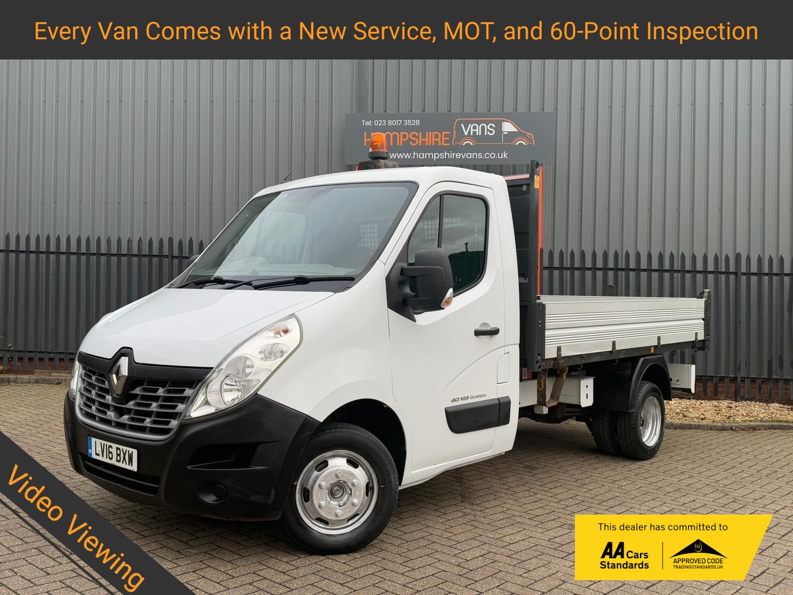 Renault Master 2.3 dCi 35 Business Tipper 2dr Diesel Manual RWD MWB Euro 5 (TRW) (125 ps)