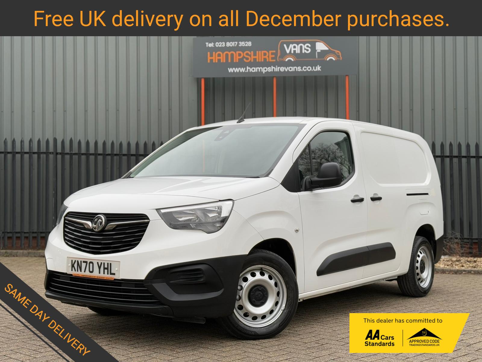 Vauxhall Combo 1.5 Turbo D 2300 Edition Crew Van Double Cab 4dr Diesel Manual L2 Euro 6 (s/s) (100 ps)