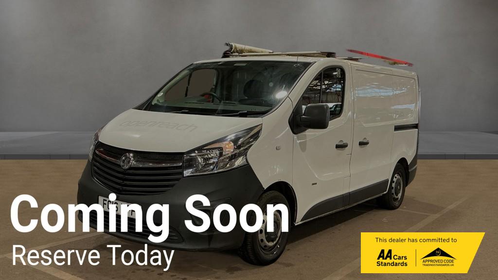2016 Vauxhall Vivaro 1.6 CDTi 2900 ecoFLEX Panel Van 5dr Diesel Manual L1 H1 Euro 5 (s/s) (90 ps) - Thumbnail 2
