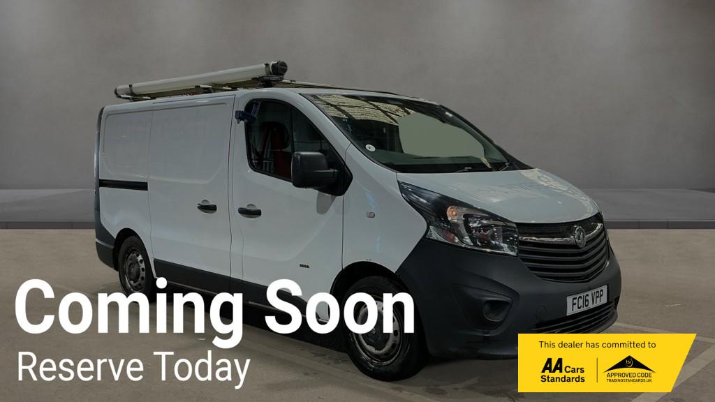 2016 Vauxhall Vivaro 1.6 CDTi 2900 ecoFLEX Panel Van 5dr Diesel Manual L1 H1 Euro 5 (s/s) (90 ps)