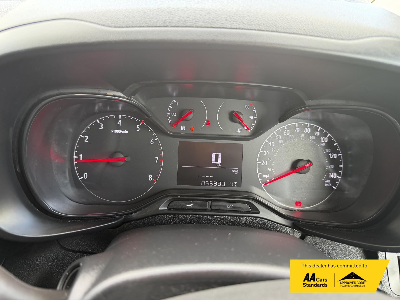 Vauxhall Combo 1.5 Turbo D 2300 Sportive Panel Van 4dr Diesel Manual L1 H1 Euro 6 (100 ps)