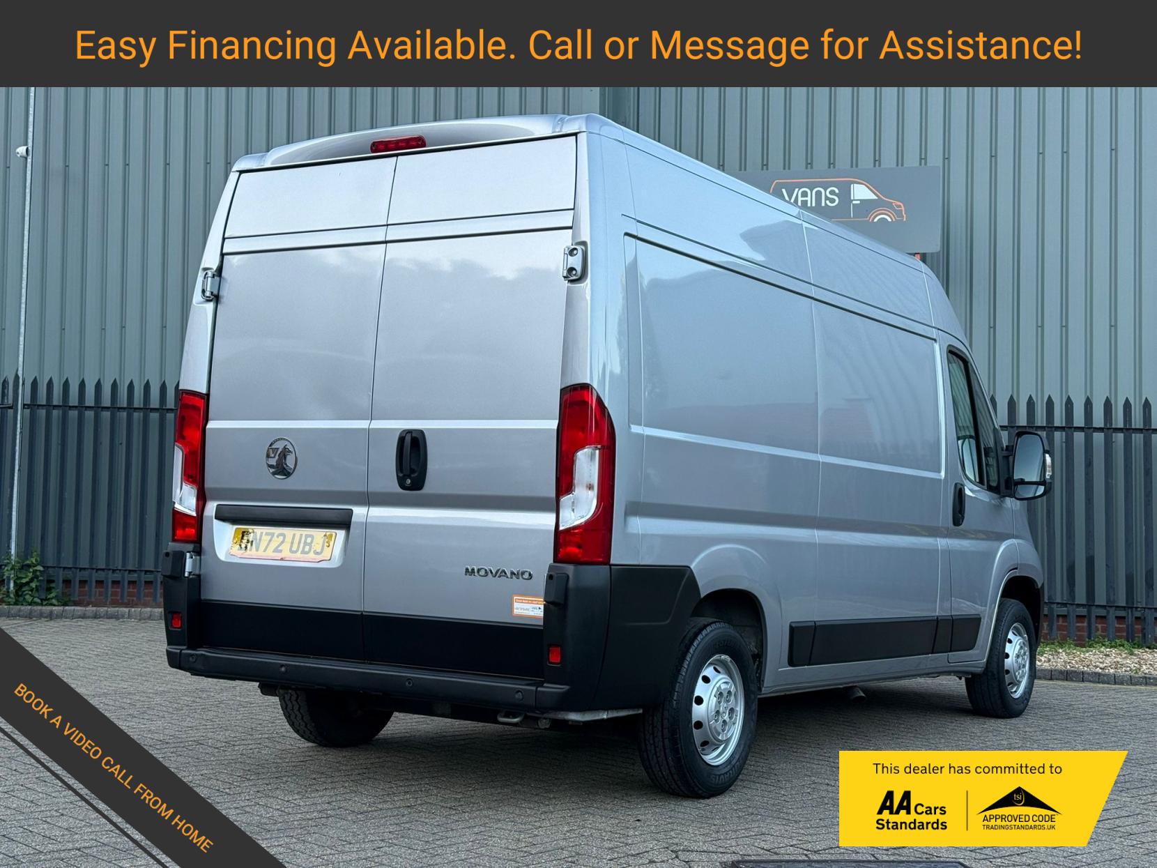 2023 Vauxhall Movano 2.2 CDTi 3500 BiTurbo Prime Panel Van 5dr Diesel Manual FWD L2 H2 Euro 6 (s/s) (140 ps) - Thumbnail 3