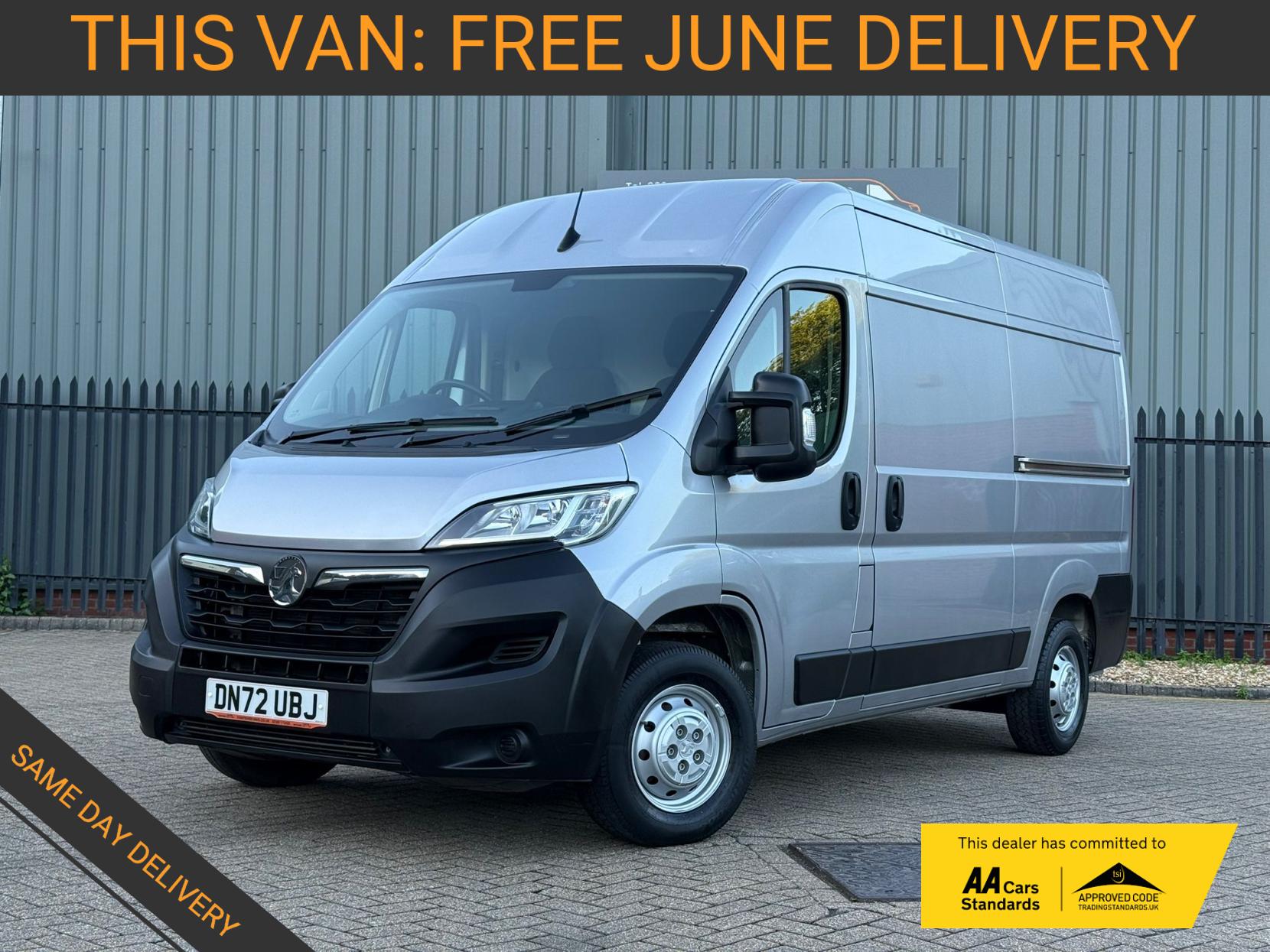 2023 Vauxhall Movano 2.2 CDTi 3500 BiTurbo Prime Panel Van 5dr Diesel Manual FWD L2 H2 Euro 6 (s/s) (140 ps) - Thumbnail 2