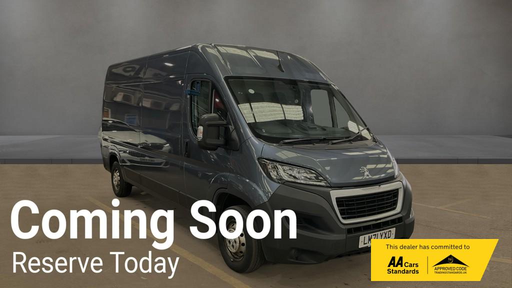 2022 Peugeot Boxer 2.2 BlueHDi 335 Professional Panel Van 5dr Diesel Manual L3 H2 Euro 6 (s/s) (140 ps)