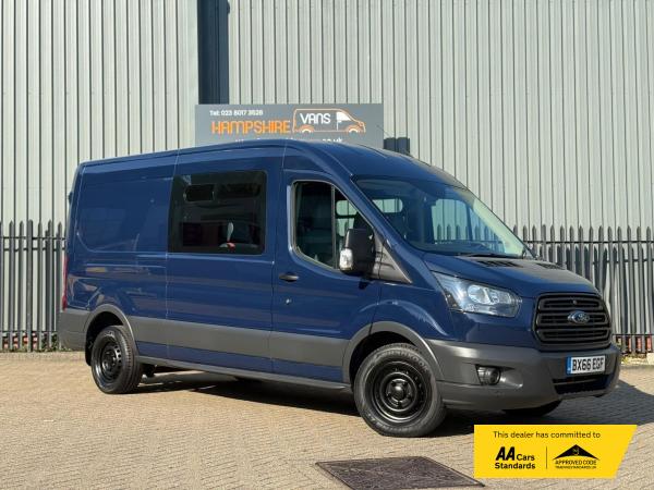 Ford Transit 2.0 350 EcoBlue Crew Van Double Cab 6dr Diesel Manual FWD L3 H2 Euro 6 (130 ps)