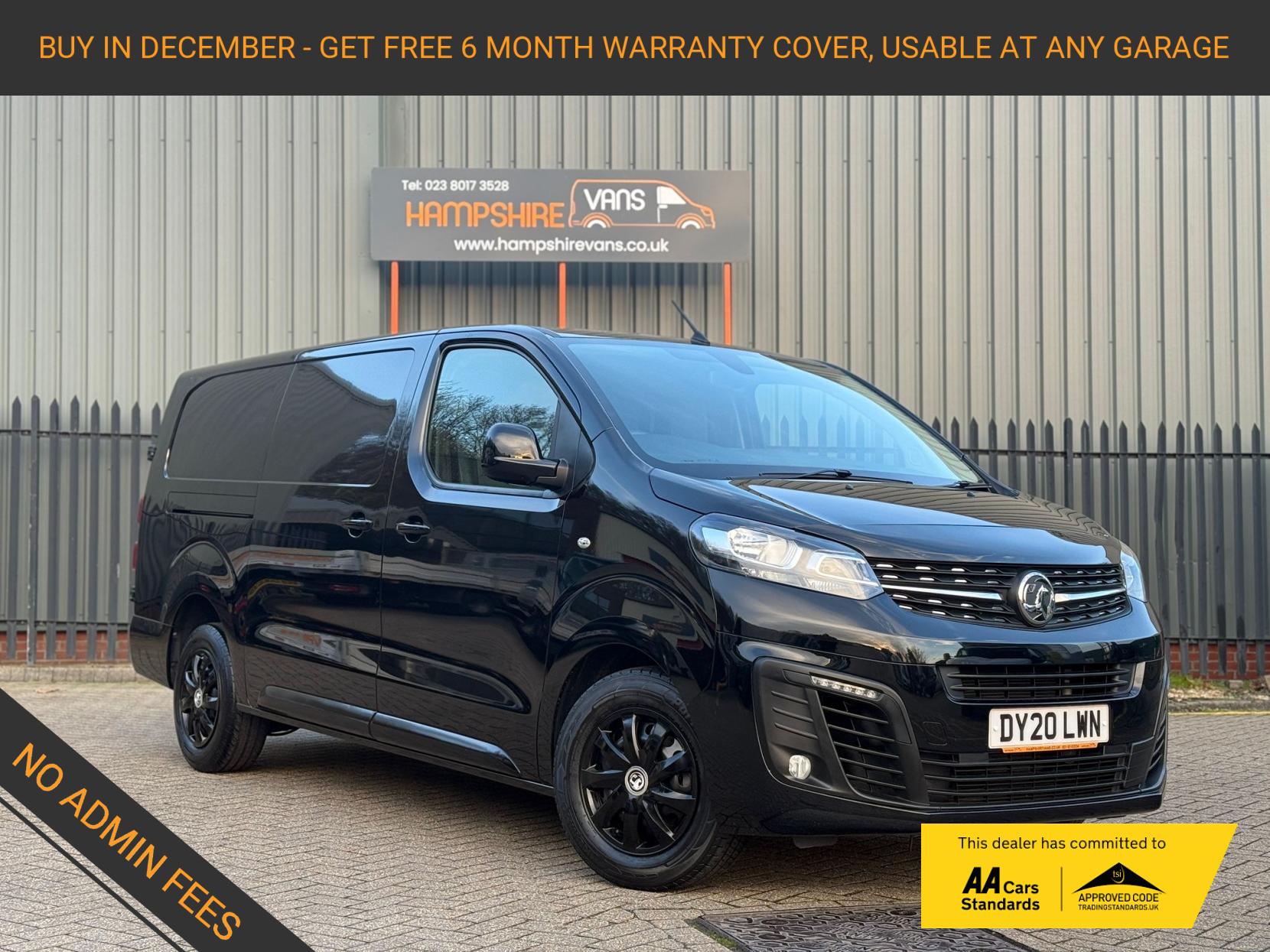 Vauxhall Vivaro 2.0 Turbo D 3100 Sportive Panel Van 5dr Diesel Manual L2 H1 Euro 6 (s/s) (120 ps)