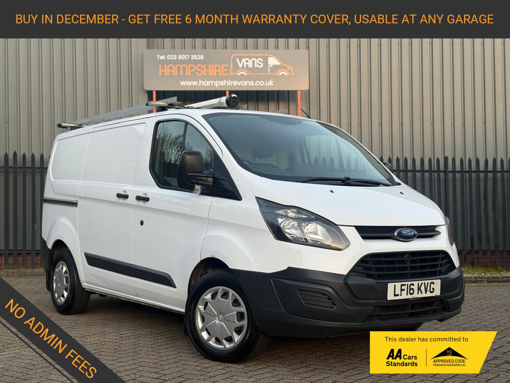 Ford Transit Custom 2.2 TDCi 310 ECOnetic Panel Van 5dr Diesel Manual L1 H1 (162 g/km, 98 bhp)