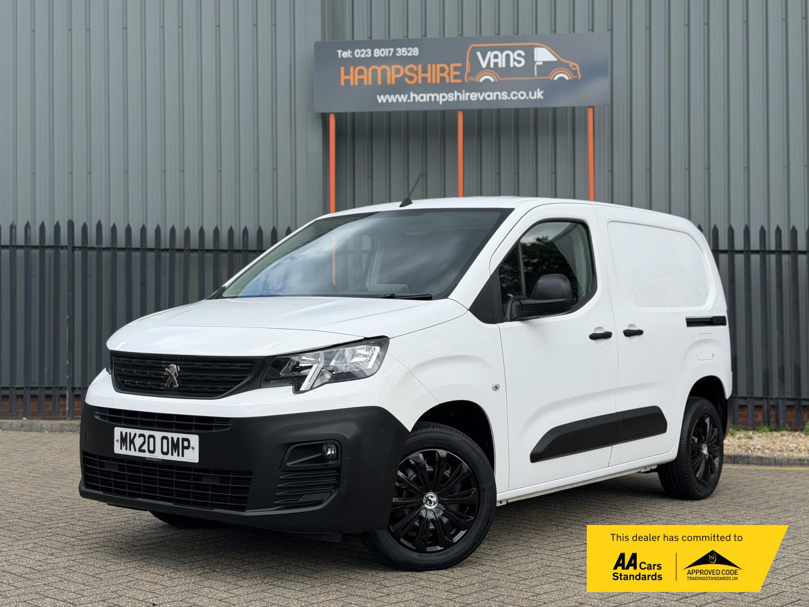 2020 Peugeot Partner 1.5 BlueHDi 1000 Professional Standard Panel Van 5dr Diesel Manual SWB Euro 6 (s/s) (100 bhp) - Thumbnail 2