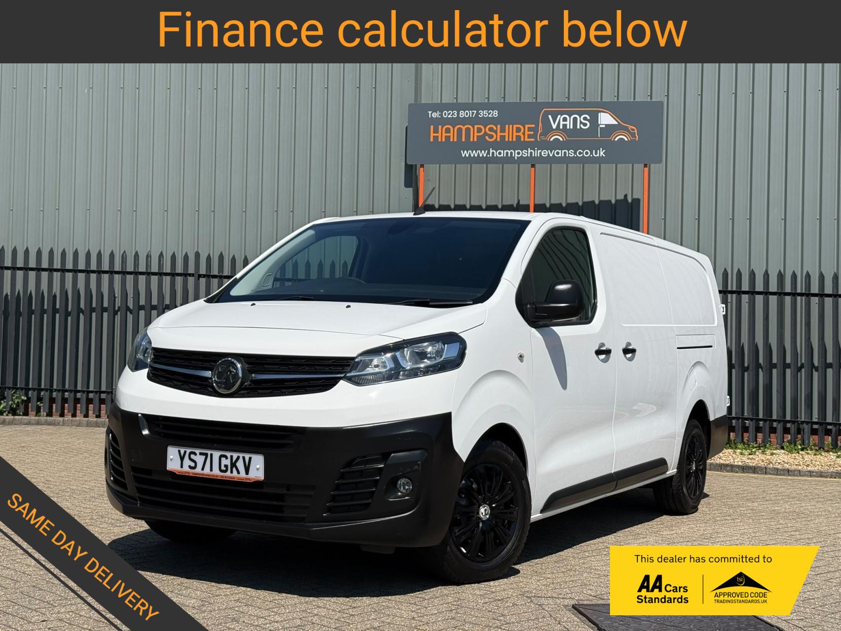 2021 Vauxhall Vivaro 2.0 Turbo D 3100 Dynamic Panel Van 6dr Diesel Manual L2 H1 Euro 6 (s/s) (145 ps) - Thumbnail 2