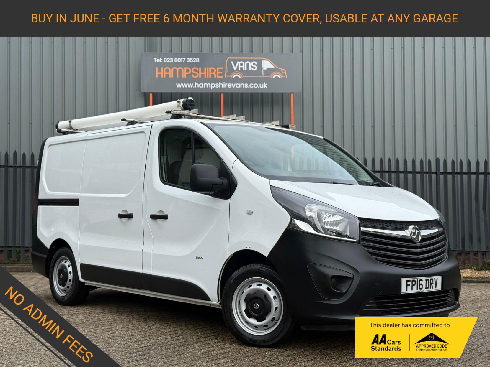 Vauxhall Vivaro 1.6 CDTi 2900 ecoFLEX Panel Van 5dr Diesel Manual L1 H1 Euro 5 (s/s) (90 ps)