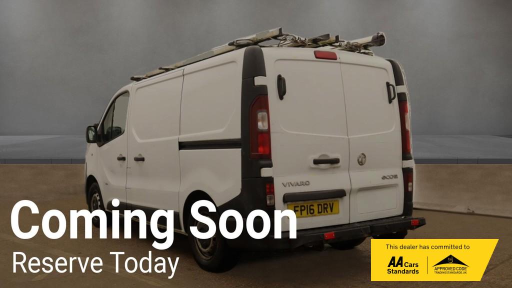 Vauxhall Vivaro 1.6 CDTi 2900 ecoFLEX Panel Van 5dr Diesel Manual L1 H1 Euro 5 (s/s) (90 ps)