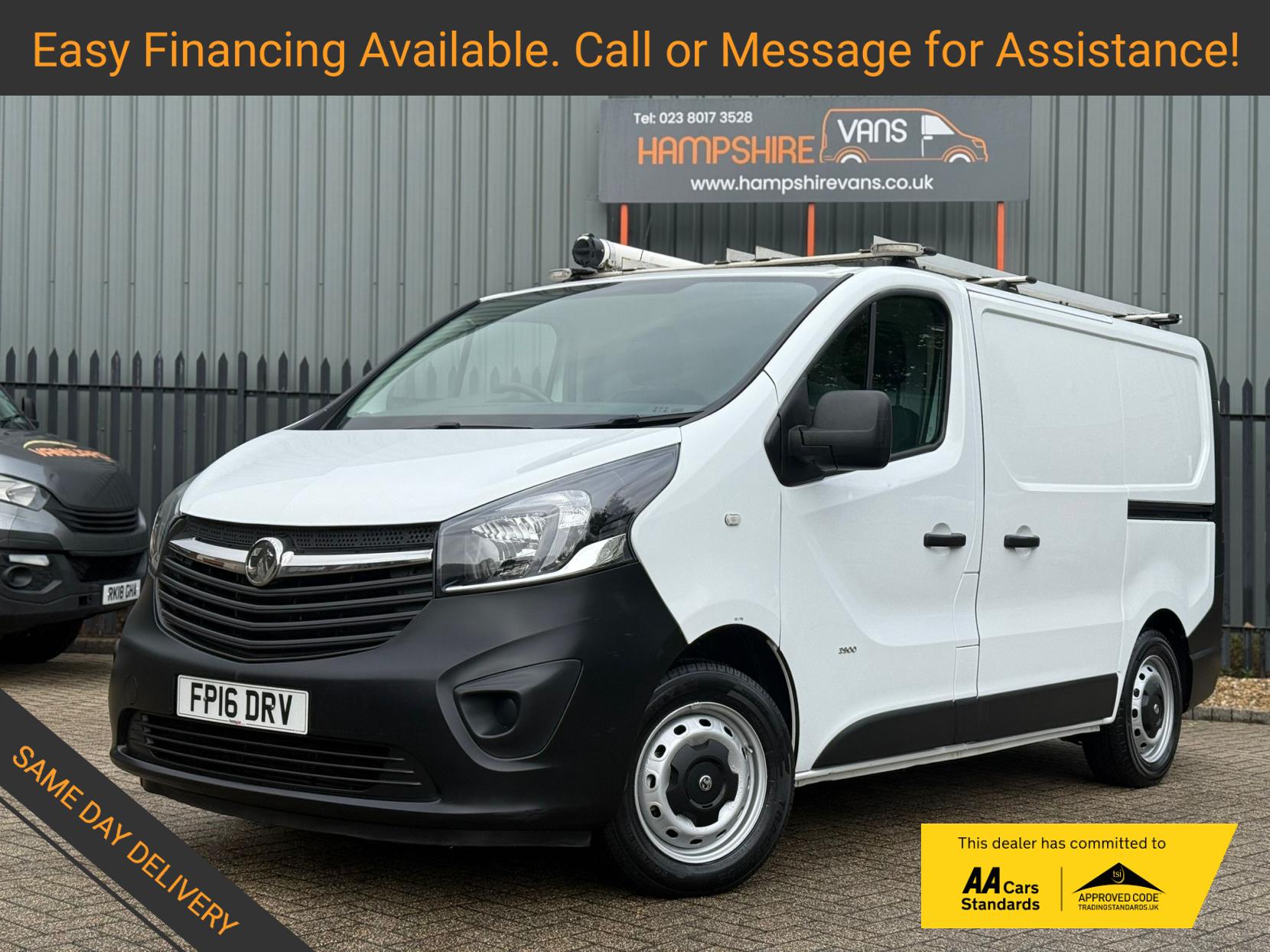 Vauxhall Vivaro 1.6 CDTi 2900 ecoFLEX Panel Van 5dr Diesel Manual L1 H1 Euro 5 (s/s) (90 ps)