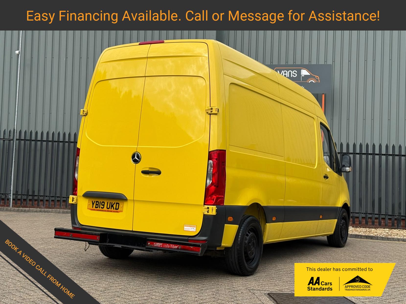 2019 Mercedes-Benz Sprinter 2.1 314 CDI Panel Van 5dr Diesel Manual FWD L2 H2 Euro 6 (143 ps) - Thumbnail 3
