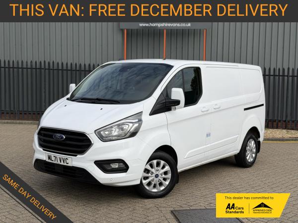 Ford Transit Custom 2.0 300 EcoBlue Limited Panel Van 5dr Diesel Auto L1 H1 Euro 6 (s/s) (130 ps)