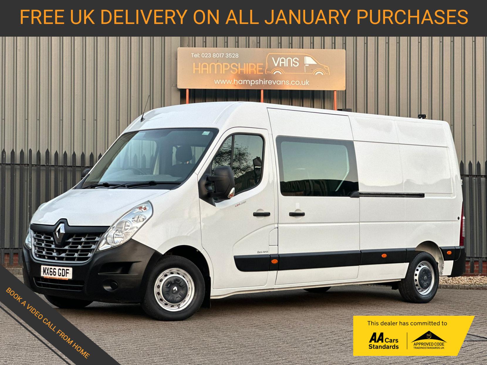 Renault Master 2.3 dCi 35 Business Panel Van 5dr Diesel Manual FWD LWB Medium Roof Euro 6 (110 bhp)