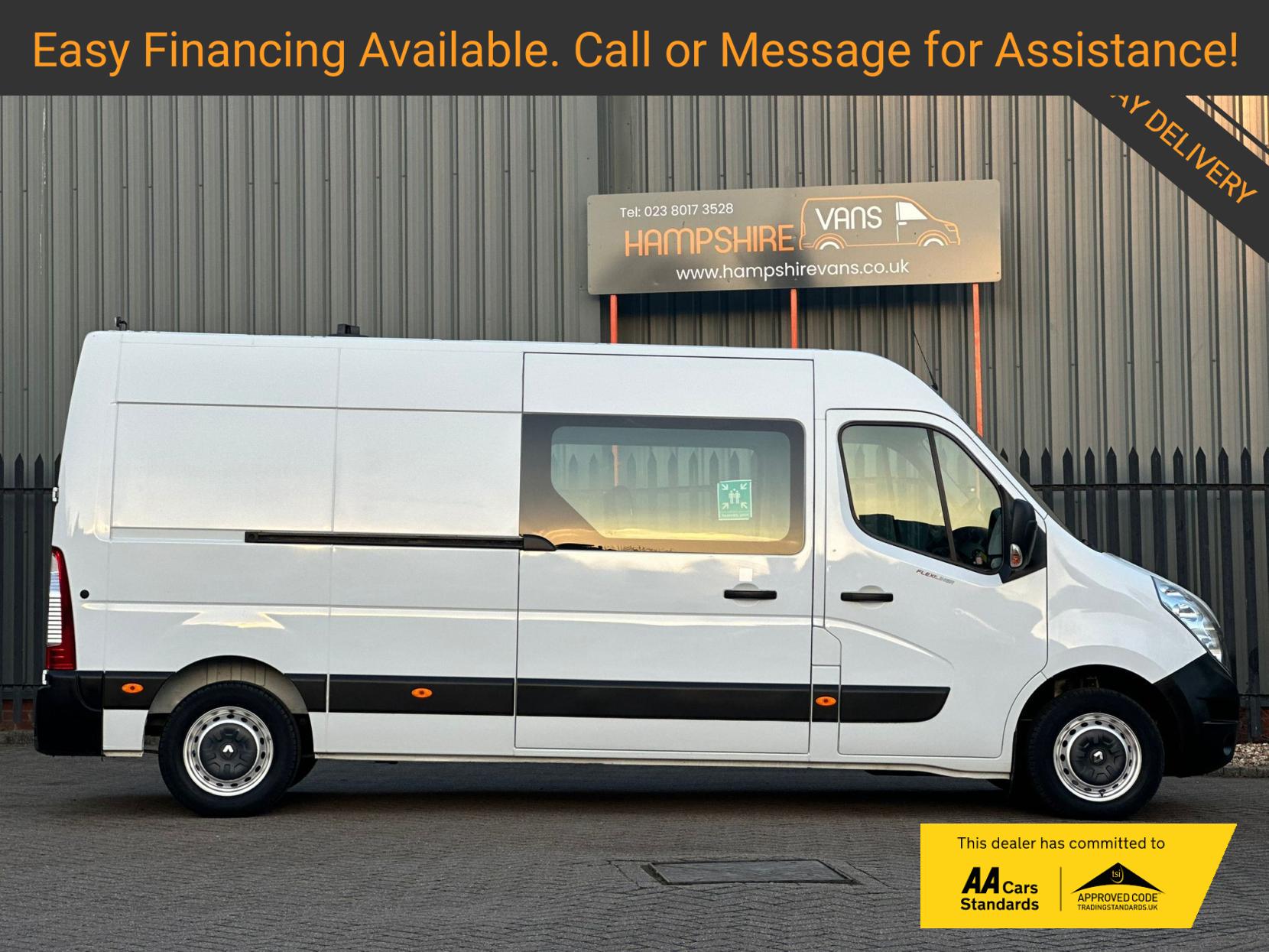 Renault Master 2.3 dCi 35 Business Panel Van 5dr Diesel Manual FWD LWB Medium Roof Euro 6 (110 bhp)