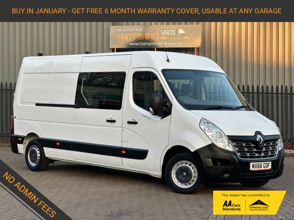 Renault Master 2.3 dCi 35 Business Panel Van 5dr Diesel Manual FWD LWB Medium Roof Euro 6 (110 bhp)