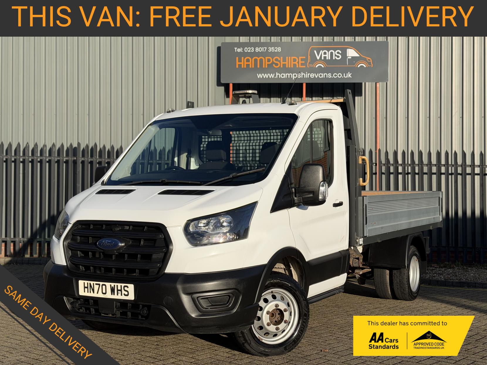 Ford Transit 2.0 350 EcoBlue Premium Dropside 2dr Diesel Manual RWD L2 Euro 6 (130 ps)