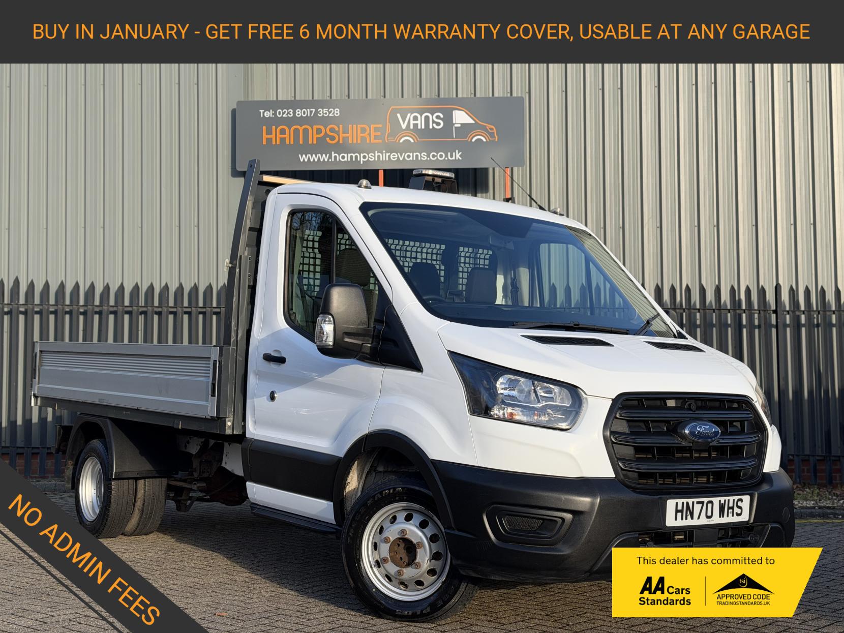 Ford Transit 2.0 350 EcoBlue Premium Dropside 2dr Diesel Manual RWD L2 Euro 6 (130 ps)