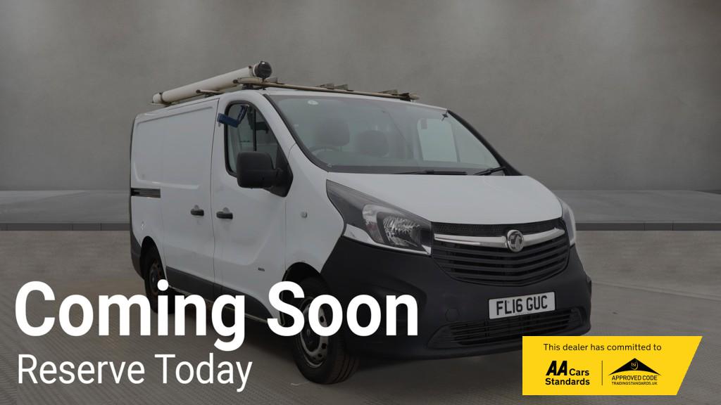 2016 Vauxhall Vivaro 1.6 CDTi 2900 ecoFLEX Panel Van 5dr Diesel Manual L1 H1 Euro 5 (s/s) (90 ps)