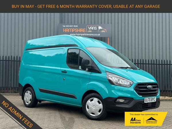 Ford Transit Custom 2.0 340 EcoBlue Trend Panel Van 5dr Diesel Auto L1 H2 Euro 6 (s/s) (130 ps)