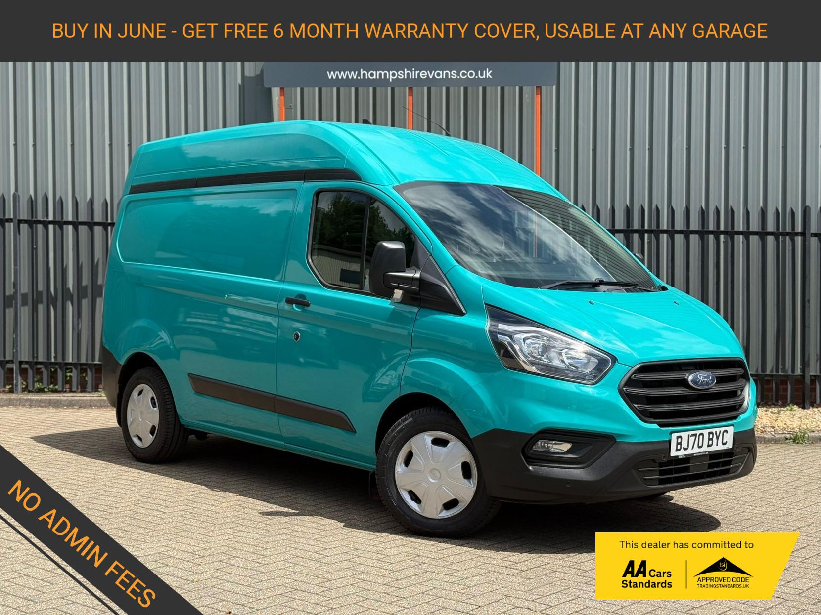 Ford Transit Custom 2.0 340 EcoBlue Trend Panel Van 5dr Diesel Auto L1 H2 Euro 6 (s/s) (130 ps)