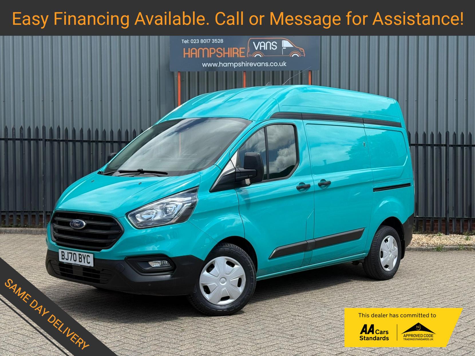 Ford Transit Custom 2.0 340 EcoBlue Trend Panel Van 5dr Diesel Auto L1 H2 Euro 6 (s/s) (130 ps)