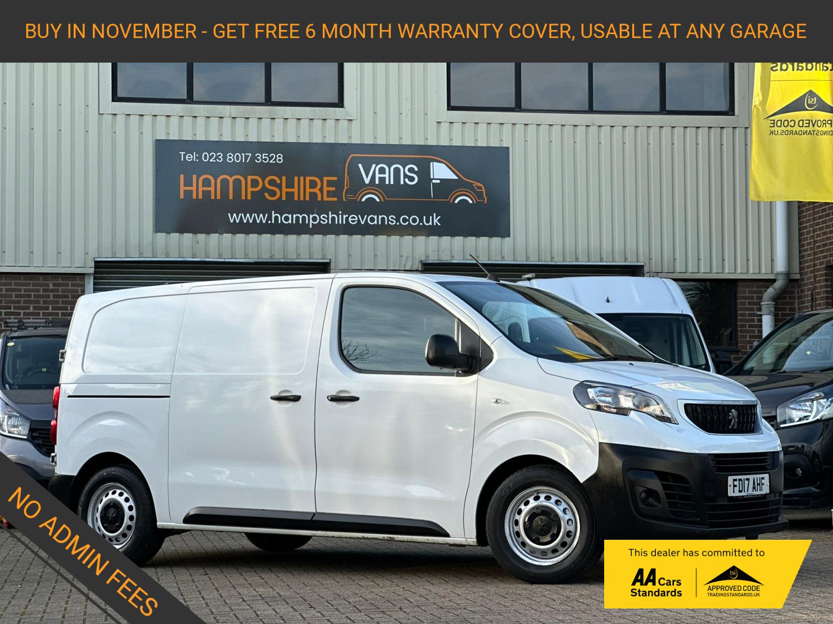 Peugeot Expert 1.6 BlueHDi 1000 S Standard Panel Van 6dr Diesel Manual MWB Euro 6 (s/s) (115 ps)