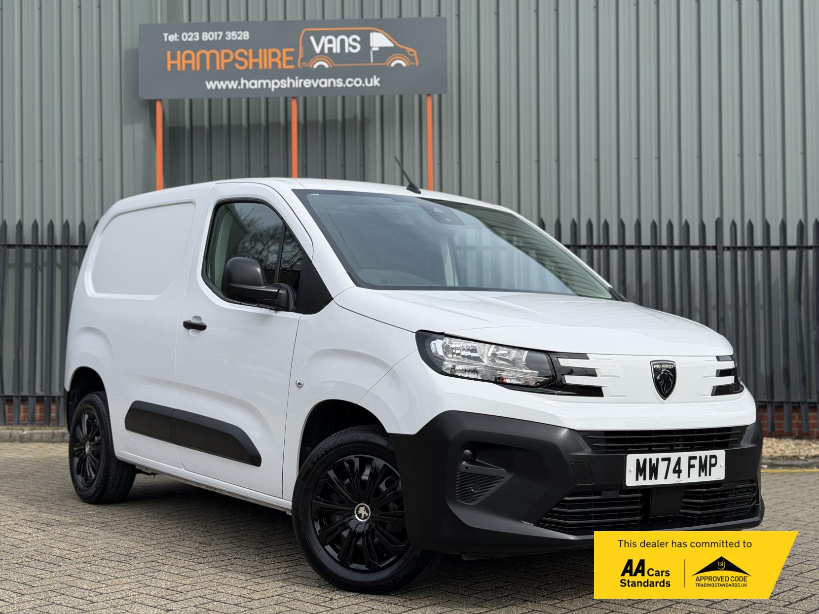 Peugeot Partner 1.5 BlueHDi 1000 Professional Standard Panel Van 5dr Diesel Manual SWB Euro 6 (s/s) (100 ps)