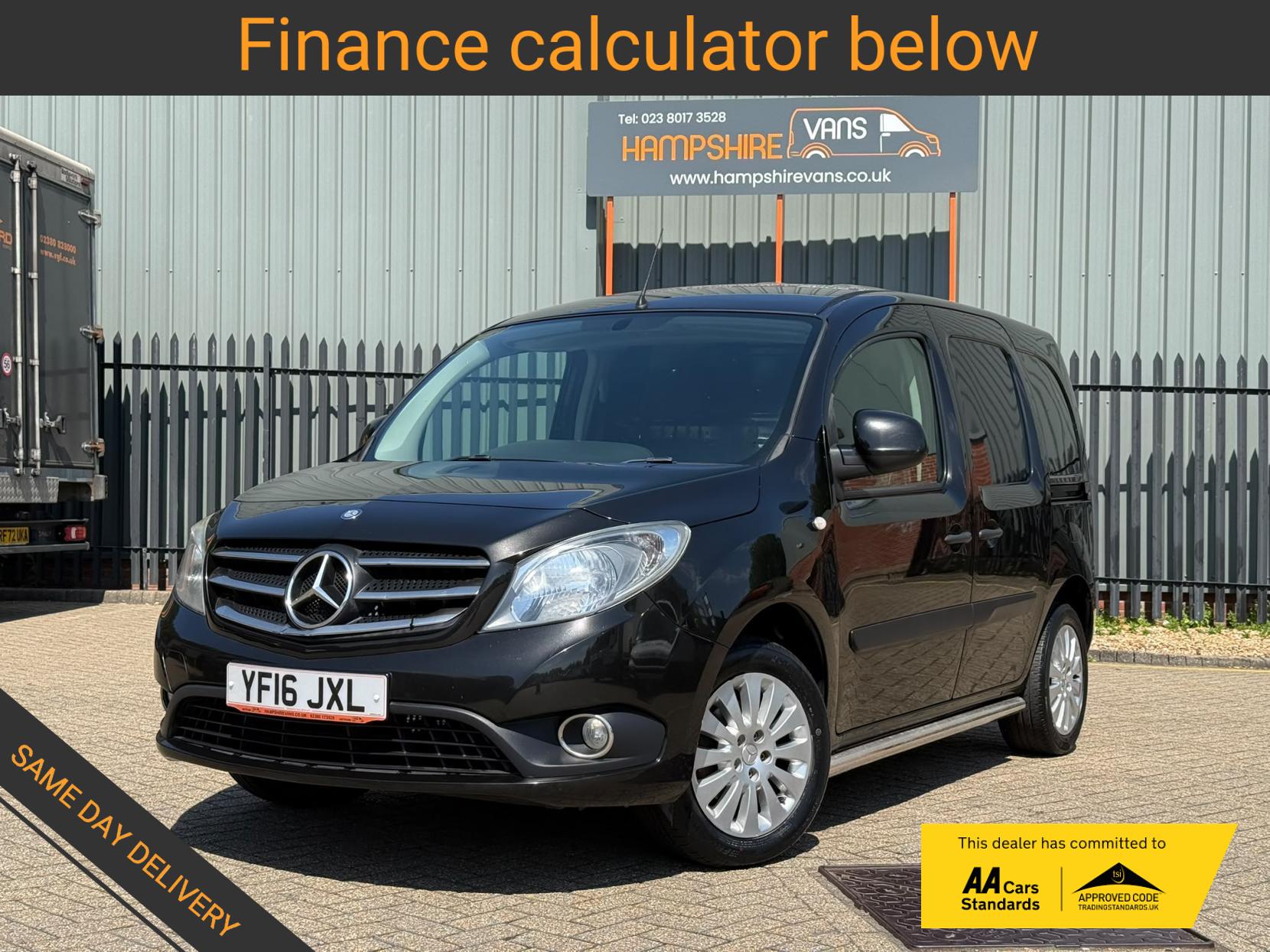 2016 Mercedes-Benz Citan 1.5 111 CDI Sport Panel Van 5dr Diesel Manual L2 Euro 5 (110 ps) - Thumbnail 2