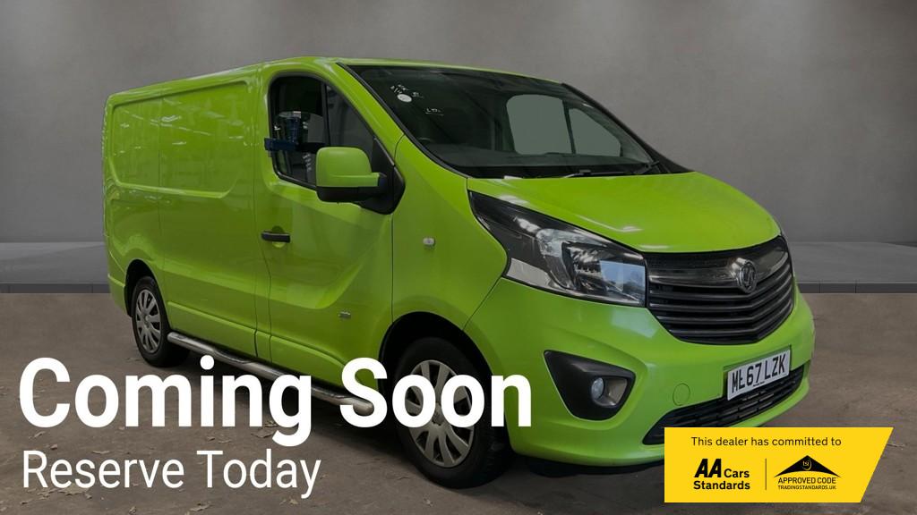 Vauxhall Vivaro 1.6 CDTi 2700 BiTurbo ecoTEC Sportive Panel Van 5dr Diesel Manual L1 H1 Euro 6 (s/s) (125 ps)