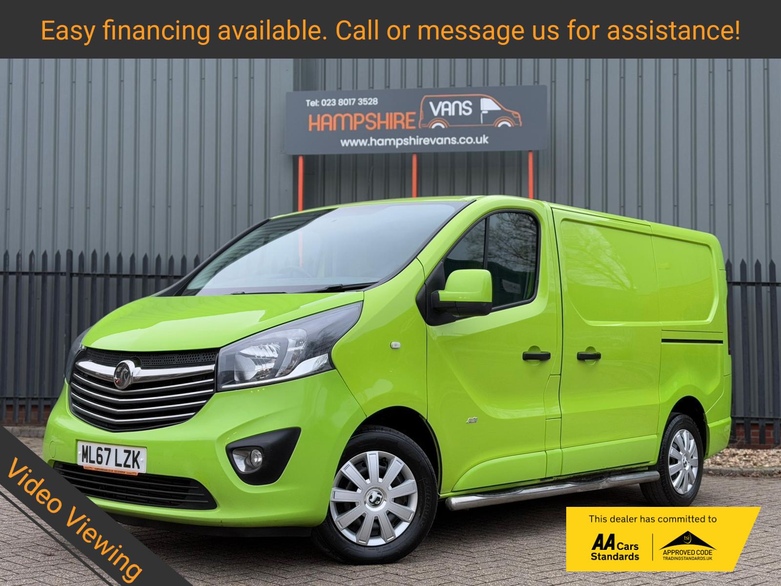 Vauxhall Vivaro 1.6 CDTi 2700 BiTurbo ecoTEC Sportive Panel Van 5dr Diesel Manual L1 H1 Euro 6 (s/s) (125 ps)