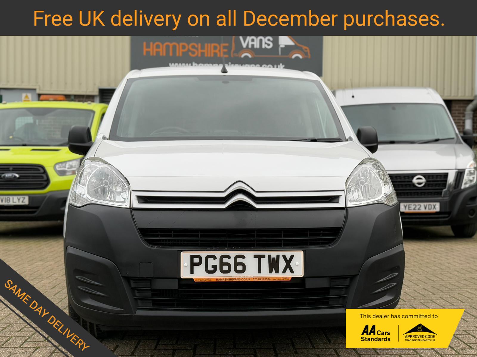 Citroen Berlingo 1.6 BlueHDi 850 Enterprise Panel Van 5dr Diesel Manual L1 (112 g/km, 100 bhp)