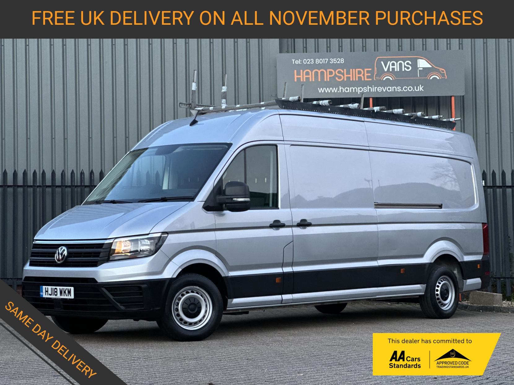 Volkswagen Crafter 2.0 TDI CR35 BlueMotion Tech Startline Panel Van 2dr Diesel Manual FWD LWB High Roof Euro 6 (s/s) (102 ps)