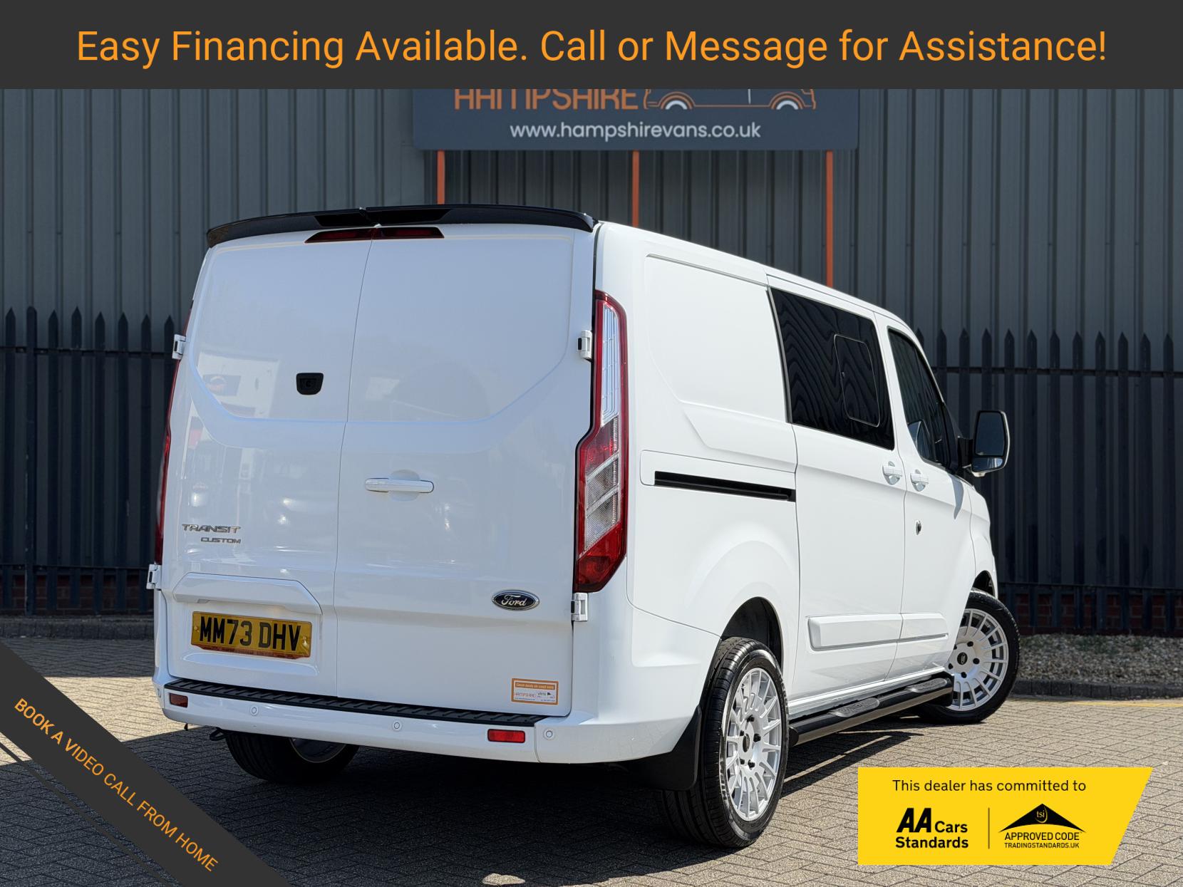 2023 Ford Transit Custom 2.0 300 EcoBlue Limited Crew Van Double Cab 5dr Diesel Manual L1 H1 Euro 6 (s/s) (130 ps) - Thumbnail 3