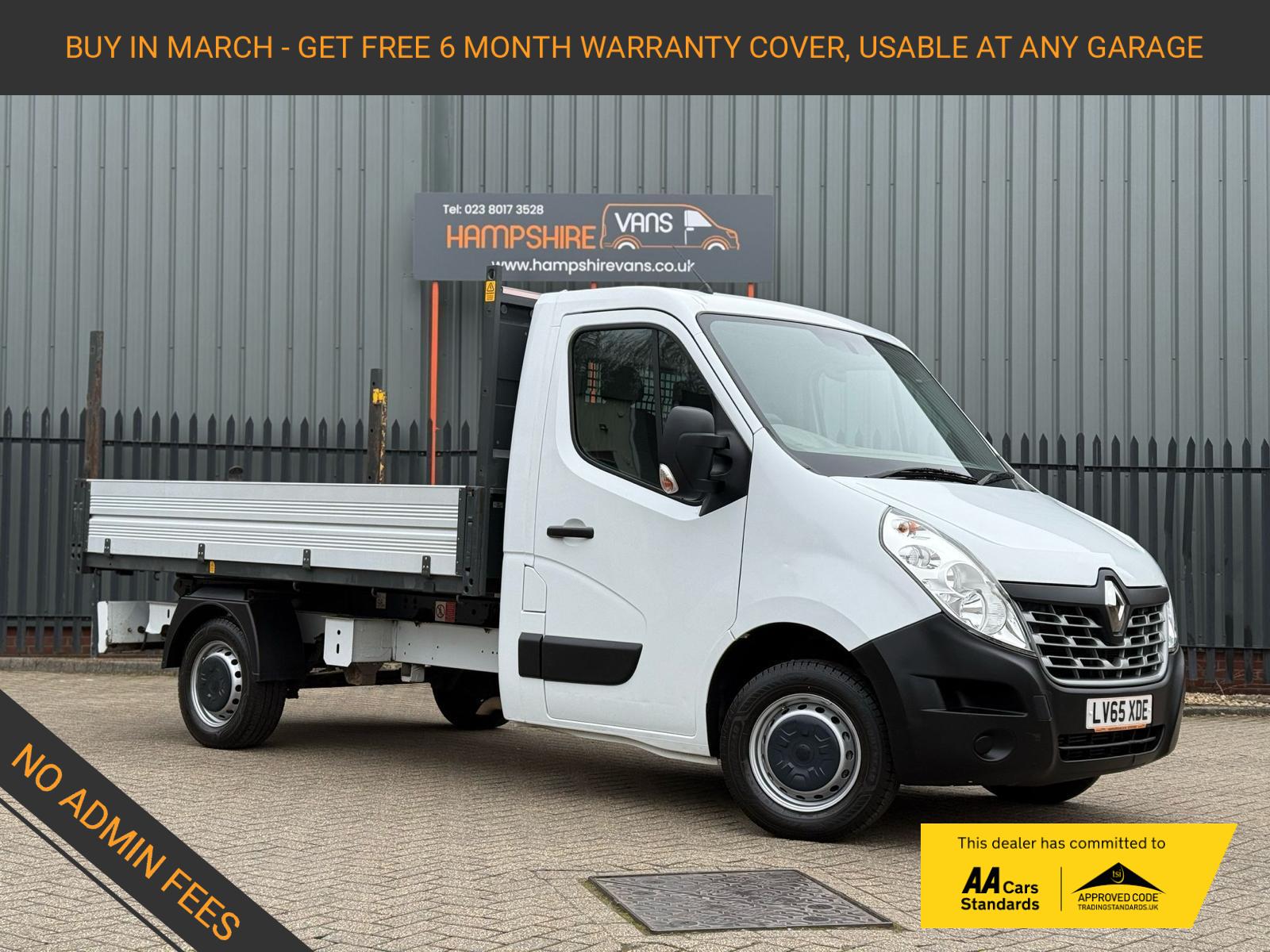 Renault Master 2.3 dCi 35 Business Tipper 2dr Diesel Manual FWD MWB Euro 5 (125 ps)