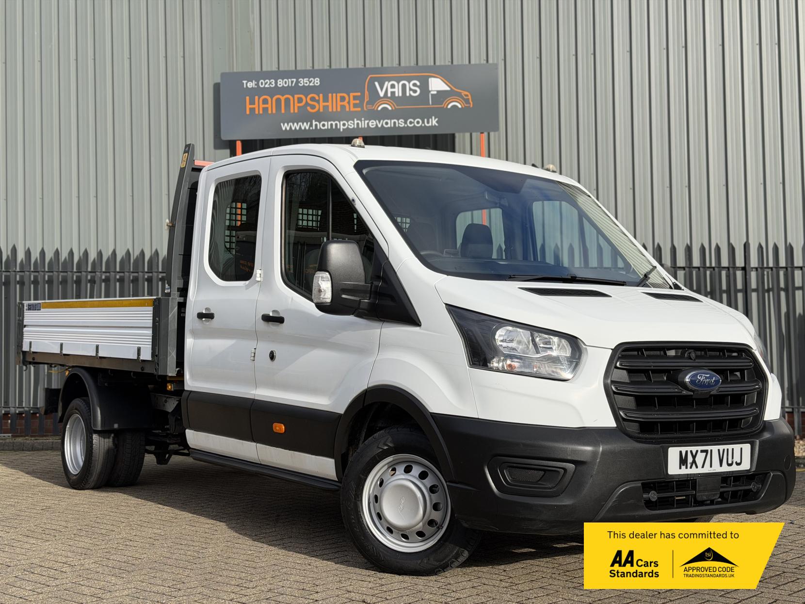 Ford Transit 2.0 350 EcoBlue Leader Tipper Double Cab 4dr Diesel Manual RWD L3 Euro 6 (s/s) (1-Way, 1-Stop) (130 ps)