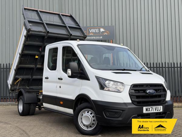 Ford Transit 2.0 350 EcoBlue Leader Tipper Double Cab 4dr Diesel Manual RWD L3 Euro 6 (s/s) (1-Way, 1-Stop) (130 ps)