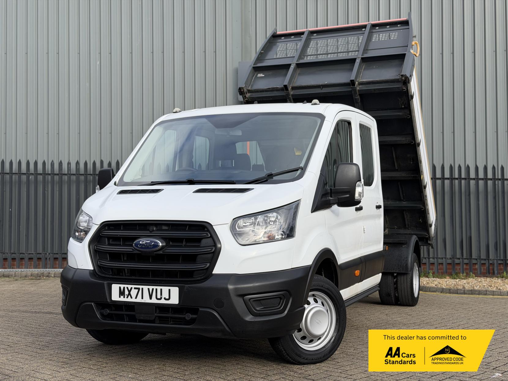 Ford Transit 2.0 350 EcoBlue Leader Tipper Double Cab 4dr Diesel Manual RWD L3 Euro 6 (s/s) (1-Way, 1-Stop) (130 ps)