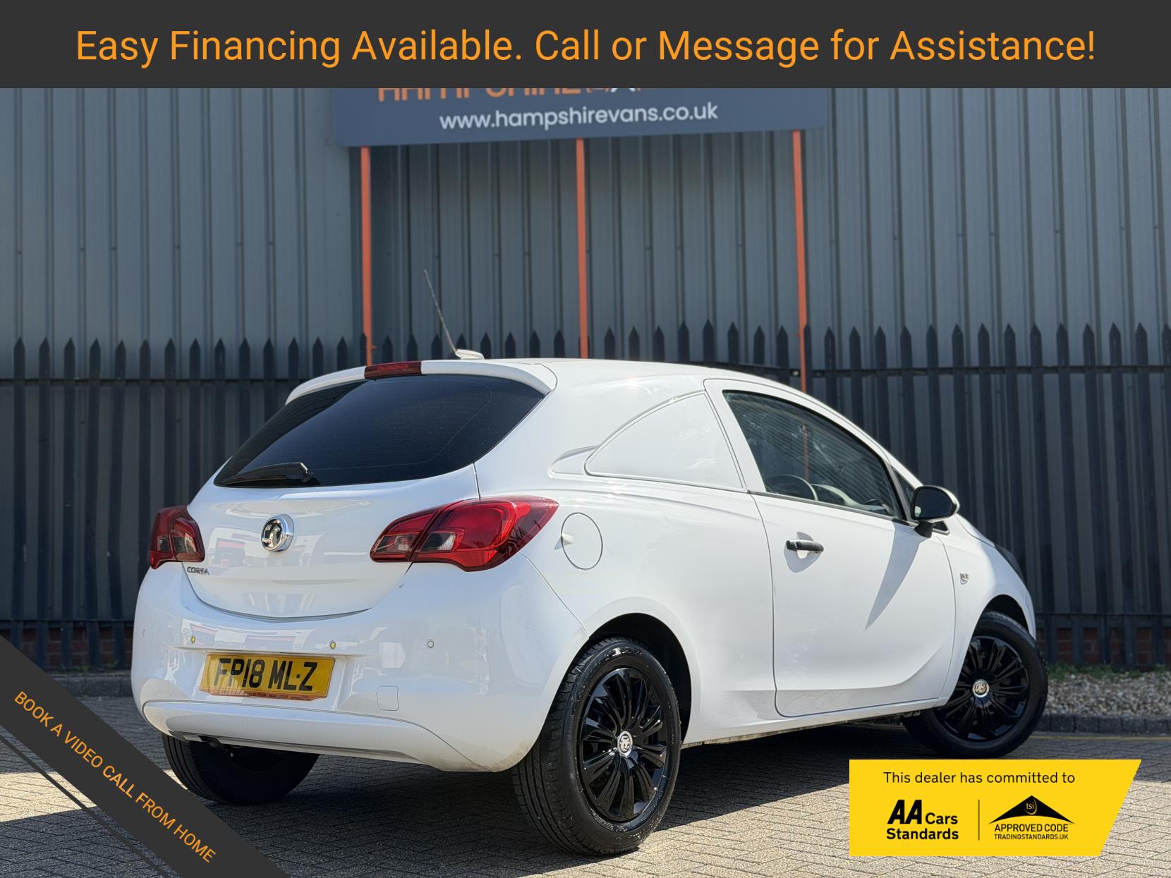 2018 Vauxhall Corsa Van 1.3 CDTi ecoFLEX Car Derived Van 3dr Diesel Manual FWD L1 H1 (s/s) Start/Stop (94 g/km, 94 bhp) - Thumbnail 3