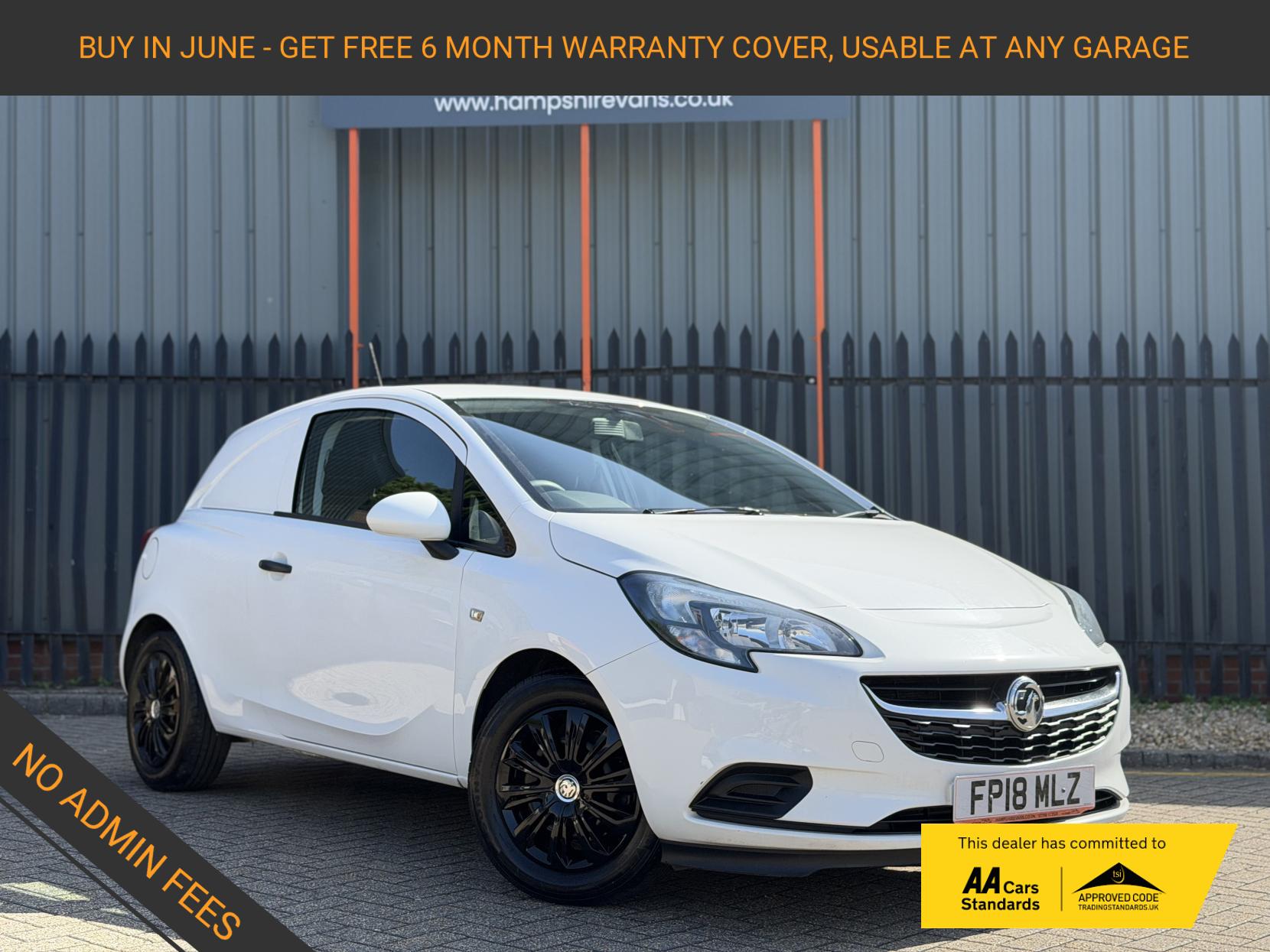 2018 Vauxhall Corsa Van 1.3 CDTi ecoFLEX Car Derived Van 3dr Diesel Manual FWD L1 H1 (s/s) Start/Stop (94 g/km, 94 bhp) - Image 1